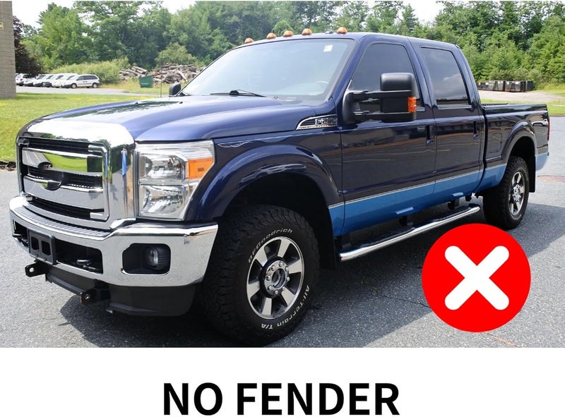 Copgge Front Bumper Bar Fender Flare Molding Side Bumper Extension Corner Cover End Cap Panel Trim Fits for Ford F250 F350 F450 F550 Super Duty 2011 2012 2013 2014 2015 2016 (Left Driver Side) - Image 3